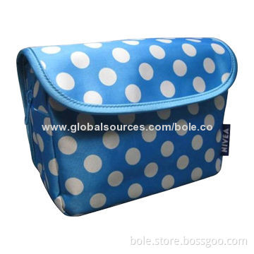 Cosmetic Bag, Made of Satin, Branded Design, Suitable for Promotions, Available in Various Colors